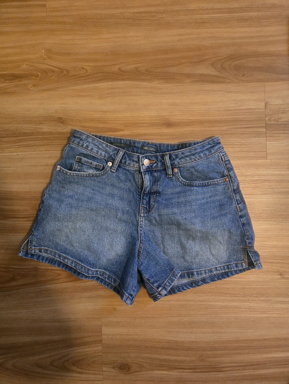 wild fable Light Blue Denim High-Rise Shorts